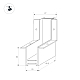 Коннектор угловой внутренний Arlight Mag-Con-2538-F-L90-INT 034230