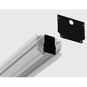 Комплект заглушек для магнитного шинопровода  2шт Ambrella Light Track System GL1066