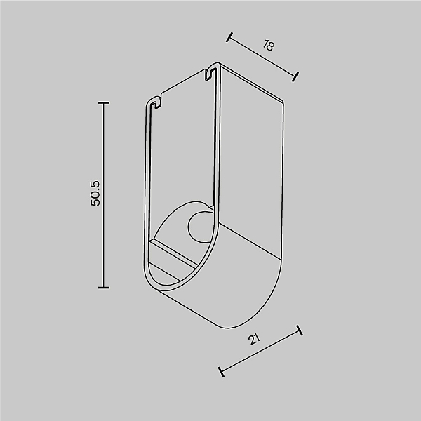 Основание и тросовый подвес Maytoni Technical CA010SM-BS