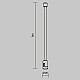 Крепление потолочное Maytoni Technical Accessories for tracks Flexity TRA200C-L740-11B