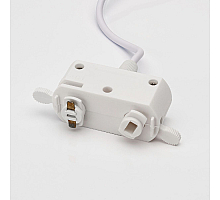 Крепление для однофазного трека с шнуром Lumker VL-M8-WH 010756