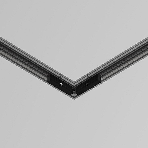 Коннектор питания угловой Maytoni Technical Accessories for tracks Levity TRA184CPC-1B-3