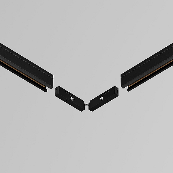 Коннектор питания угловой Maytoni Technical Accessories for tracks Levity TRA184CPC-1B-3