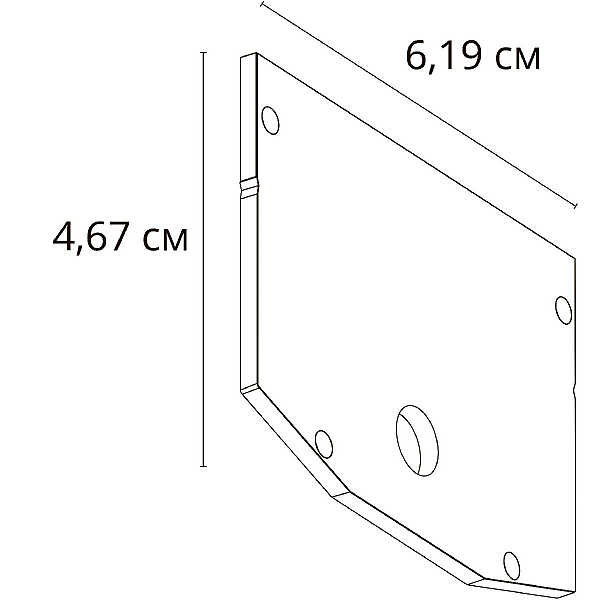 Внешняя заглушка для магнитного шинопровода Arte Lamp Linea-Accessories A483206E