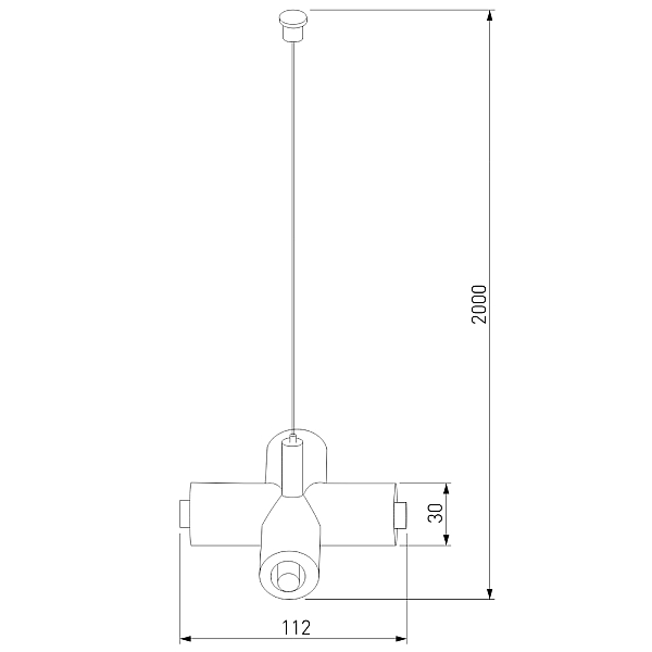 Набор подвеса Х-образный с питанием Elektrostandard Module System 4690389204654 85190/00 a066187
