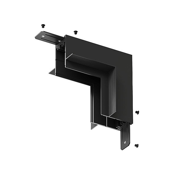 Коннектор L-образный стена-потолок Denkirs Smart TR2118-BK