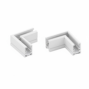 Коннектор угловой для накладного магнитного шинопровода Arlight MAG-MICROCOSM-CON-L90 (WH) (IP20 Металл) 062722