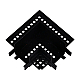 Магнитная трековая система Reluce RL 06202 corner connector BK