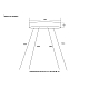 Подвесной комплект 4 троса Crystal Lux CLT KIT 526 BL V2