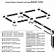 Тройник коннектор для накладного шинопровода AM Group AM572 WH