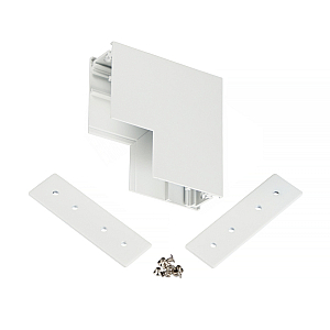 Коннектор угловой для магнитного шинопровода Myfar Accessories for MagLine 23 MT0201-CLW-W