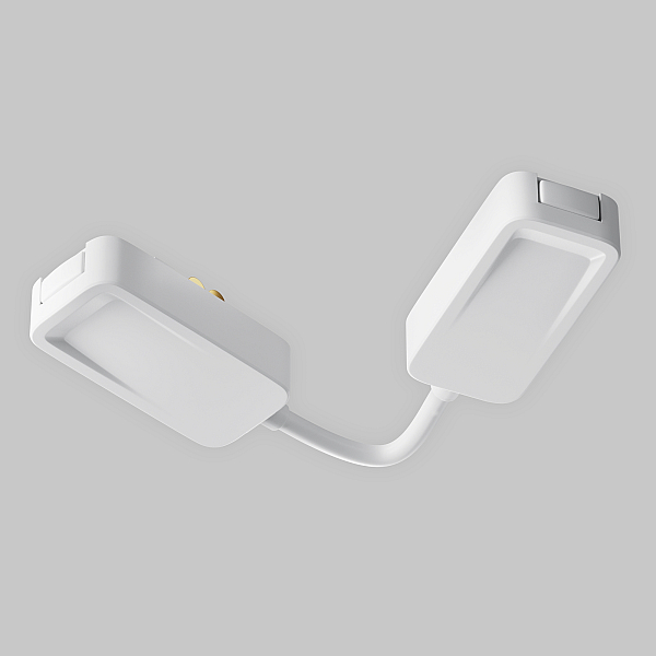 Коннектор питания L-образный Maytoni Technical Radity TRA084CPC-W-12