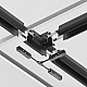 Коннектор питания T-образный Maytoni Technical Gravity TRA004CWT-22B