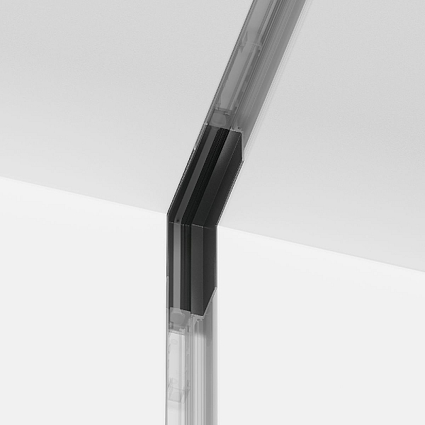Угловой коннектор внутренний для встраиваемого магнитного шинопровода Maytoni Technical Gravity TRX010ICL-22B