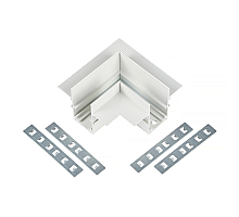 Коннектор угловой для магнитного шинопровода Myfar Accessories for MagLine 23 MT0200-CL-W