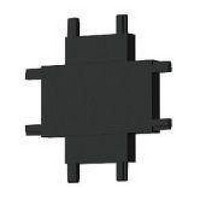 Соединитель Х-образный для магнитного шинопровода Italline IT09-9031 black