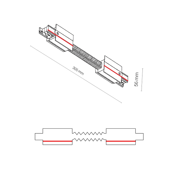 Konnektor gibkiy nowodvorski ctls power 8676