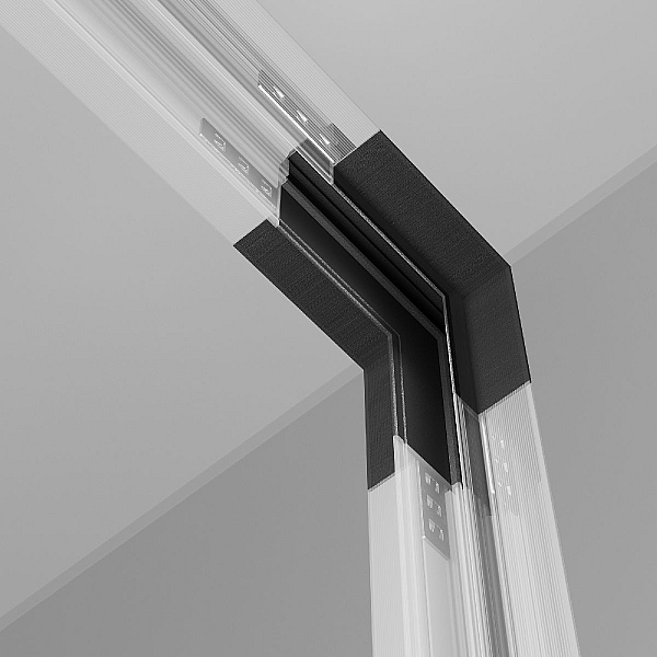 Коннектор L-образный внутренний Maytoni Technical Exility Busbur TRA034CL-42B