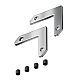 Соединитель L-образный (2 шт. + 4 винта) Maytoni Technical Accessories for tracks Exility TRA034CL-MP-1