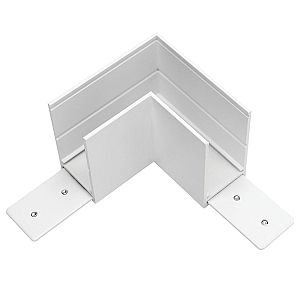 Соединитель PRO L-образный горизонтальный Teta Lightstar 505126-ALU