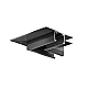 Угол-соединитель 45° Exility X встраиваемый под ГКЛ 12,5мм, черный Maytoni Technical EXILITY X Accessories for tracks Exility X TRA239CLS-42.12B