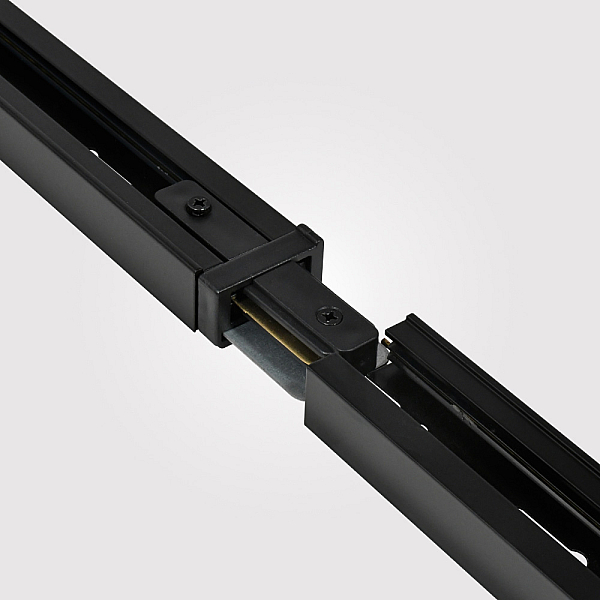 Коннектор прямой Hesby Lighting Skylite для  накладного шинопровода 220В, чёрный HSBL_0004