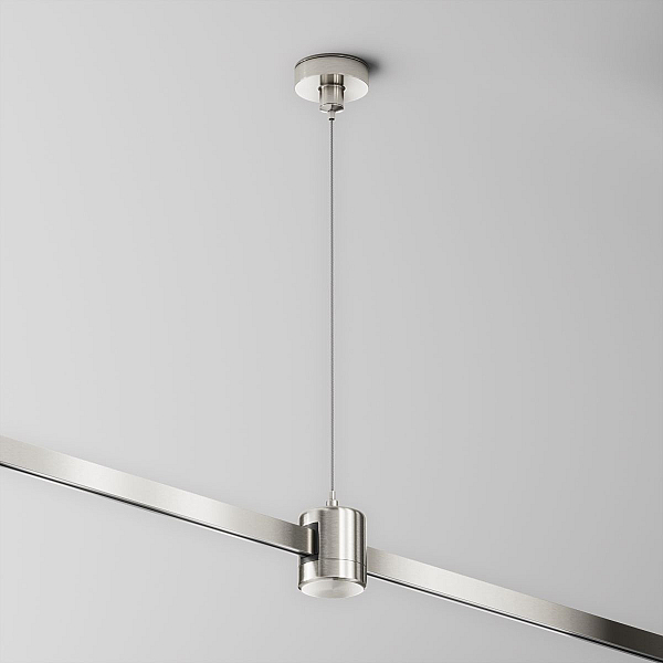 Подвес тросовый Hang с прямым коннектором питания Maytoni Technical TRA157SW-IPC1-PT
