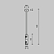 Крепление потолочное Maytoni Technical Accessories for tracks Flarity TRA158C-D1-BS