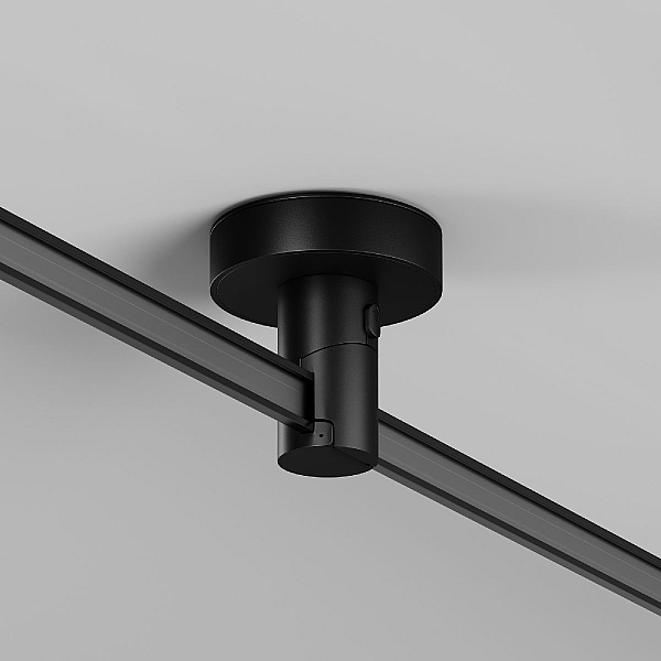 Крепление потолочное с вводом питания Maytoni Technical Accessories for tracks Flexity TRA200C-B-11B