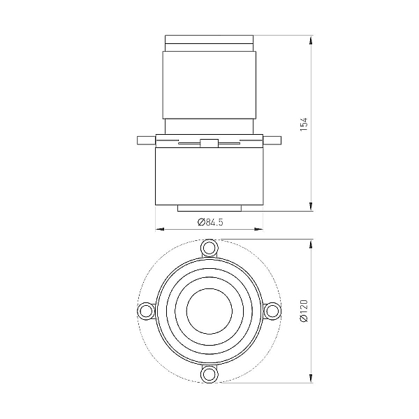 Насадка кадрирующая Arlight LGD-CROPLENS-R85 (WH) 046747