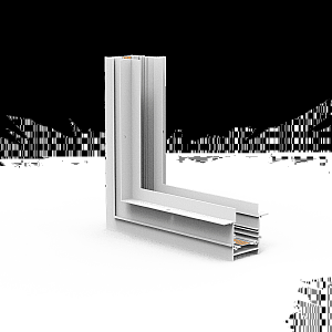 Коннектор угловой Arlight MAG-CON-4560-FDW-L90-INT (WH, 5LN, внутренний) 052659