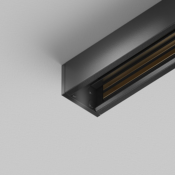 Заглушки к накладному/встраиваемому шинопроводу Exility X 2шт, черные Maytoni Technical EXILITY X Accessories for tracks Exility X TRA239EC-41B