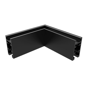 Соединитель для магнитного накладного шинопровода угловой Crystal Lux CLT 0.216 04 BL