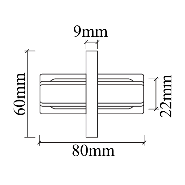 Соединитель линейный (однофазный) Crystal Lux CLT 0.2211 CLT 0.2211 01 WH