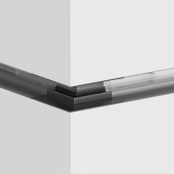 Угловой коннектор внутренний для встраиваемого магнитного шинопровода Maytoni Technical Gravity TRX010OCL-22B