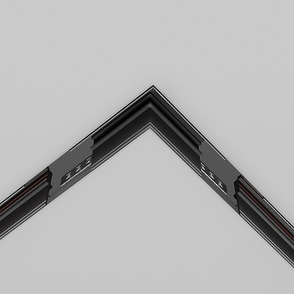 Коннектор L-образный Maytoni Technical Exility Busbur TRACL034-42B-R