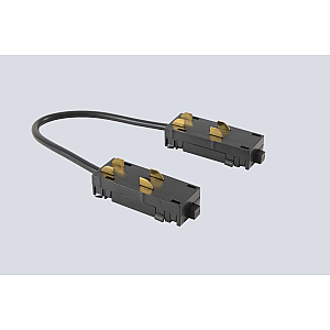 Соединитель питания угловой для накладного шинопровода 220V Crystal Lux CLT 0.205 04 BL