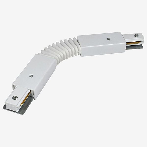 Коннектор гибкий Hesby Lighting Skylite для накладного шинопровода 220В, белый HSBL_0033
