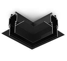 Коннектор угловой для встраиваемого магнитного шинопровода Ambrella Light Track System GL1971