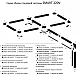 Угловой коннектор питания AM Group AM551 BK SMART