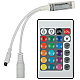 Контроллер Эра RGBController-12/24V-72/144W-IP20-IR мини для светодиодной ленты с ИК пультом Б0061110