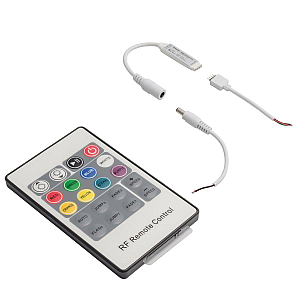 Мини-контроллер RGB Apeyron 12/24В 72/144Вт 3 канала*2 А RF пульт 04-18
