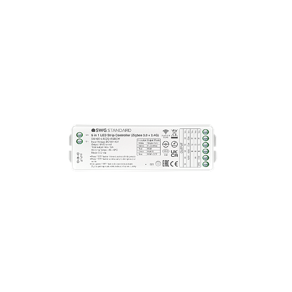 Контроллер для ленты SWG Standard SW-QC-LRCZG-RGBCW 00-00035928