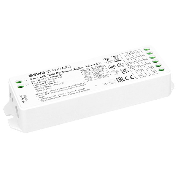 Контроллер для ленты SWG Standard SW-QC-LRCZG-RGBCW 00-00035928