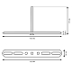 Крепление для реечного потолка Gauss Shop Lighting 983627