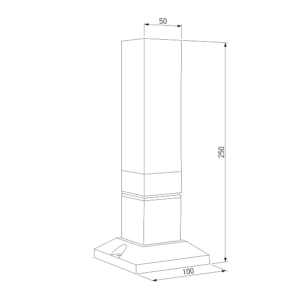 Ландшафтный светильник Elektrostandard 1536 TECHNO LED 3000K чёрный 4690389219207 a072068