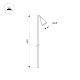 Ландшафтный светильник Arlight KT-HAREBELL-BOLL-H450-3W Warm3000 (BK, 40 deg, 24V) 050688