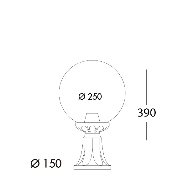 Уличный светильник Fumagalli Minilot/G250 G25.111.000.AZE27