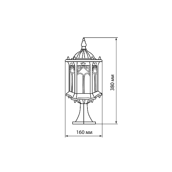 Ландшафтный светильник TDM Electric Ампир SQ0330-0088
