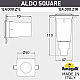 Грунтовый светильник Fumagalli Aldo 1L4.000.000.LXZ1L